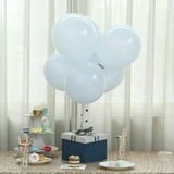 Efavormart 25PCS 12" Pastel Ice Blue Round Latex Helium Balloons Matte ...