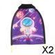 thumbnail image 1 of Paquete de 2 cometas elásticas Hugo para juguetes Viajes familiares, 1 of 8