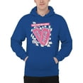 thumbnail image 2 of Officially Licensed Coca Cola Retro Pink Soda Pop Art Design Men's Hoodie, 2 of 3