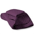 thumbnail image 2 of Bare Home Ensemble de Courtepointe - 2 Pcs - Couvre-Lit Matelassé à Losanges - Lit Simple/simple TG, Prune, 2 of 5