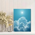 thumbnail image 2 of Qisvanset 12x16 Inch Dreamy Cloudscape Canvas Wall Art, Minimalist Sky Painting Tranquil Style Home Interior Decor, 2 of 8