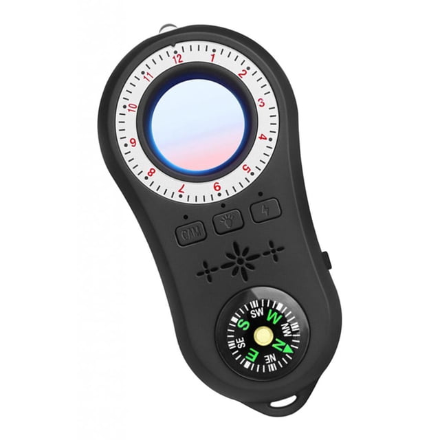 Detector de cámara anti espía Detector de errores Buscador de lentes oculto Negro Sunnimix Detector de errores