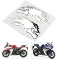 thumbnail image 4 of 2Pcs 3D Skull Head Auto Motorcycle Car Sticker Decor Decal,3D Motorcycle Sticker, 4 of 9