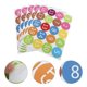 thumbnail image 2 of 5 Sheets The Office Stickers Paper Sticker Inventory Sticker Circle Number Stickers Scrapbook Sticker Category Label Sticker, 2 of 2