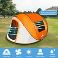 thumbnail image 2 of TY Arts & Culture Outdoor Portable Waterproof Foldable 4-Person Camping Tent  Orange, 2 of 15