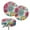 Boho Flower, variant on Jeiento Boho Flower Stool Covers Round Set of 2 Round Stool Seat Cover Dustproof Barstools Cover with Elastic Band Stretch Soft Stool Cushion Slipcover for Circle Chair Stools Size L