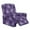 Purple and Black - Dog Paw Spider Web, variant on HELLHERO Dog Paw Print Recliner Couch Covers Slipcovers Spider Web Print Lazy Boy Chair Covers for Reclining Chair Skin Friendly Breathable Reclining Furniture Protectors with Pockets