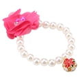 thumbnail image 2 of Collar de perlas para mascotas, Collar de perlas para mascotas con flor de perlas para perros Collar de perlas para perros Durabilidad extendida, 2 of 8