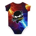 thumbnail image 2 of Ninja Kidz Baby Boy Girl Short Sleeve Rompers Bodysuit One Piece Jumpsuit Summer Outfit, 2 of 8