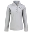 thumbnail image 2 of Women's Cutter & Buck  Gray Philadelphia Eagles Hunts Point Eco Half-Snap Sweatshirt, 2 of 3