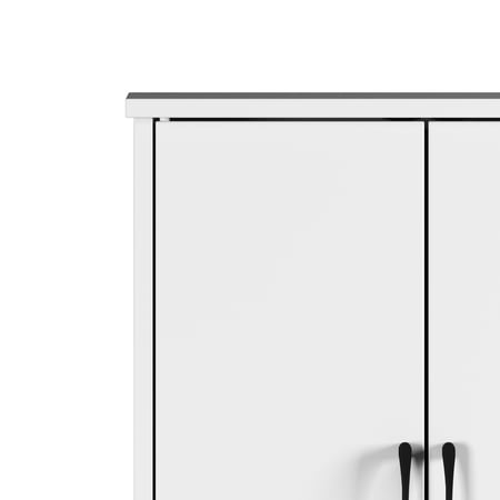 MAINSTAYS ARDENT OVER-THE-TOILET BATHROOM STORAGE CABINET, WHITE