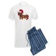 thumbnail image 1 of CafePress - Dachshund (Red) Tangled In Christmas Lights Men's - Men's Light Pajamas, 1 of 1