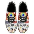 thumbnail image 2 of Human Kind Be Both Rainbow Hippie Peace LGBT Kindness Equality Shoes Sneakers Black Size 10.5, 2 of 7