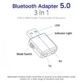 thumbnail image 4 of Transmisor y receptor Bluetooth Sunnimix para computadora PC 3.5MM Blanco, 4 of 8