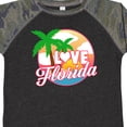 thumbnail image 4 of Inktastic I Love Florida with Ocean and Palm Trees Boys or Girls Toddler T-Shirt, 4 of 5