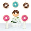 Big Dot of Happiness Donut Worry, Let's Party - Decorations DIY Doughnut Party Essentials - Set of 20