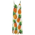 thumbnail image 4 of Lunarable Pineapple Sleeveless Dress Women's Luxury Party Dress Birthday Dresses for Women, 4 of 7