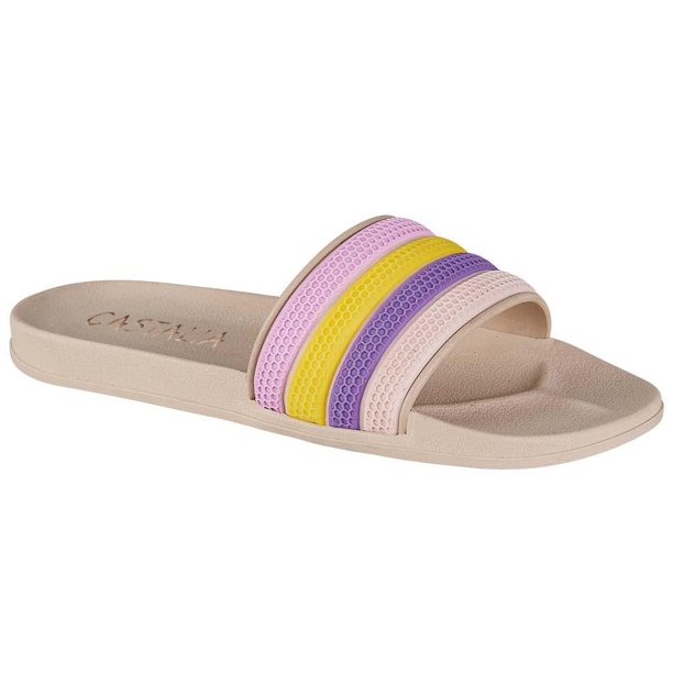 Sandalia Para Dama Rosa/Negro Castalia 507-83 Castalia 507-83