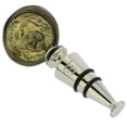 thumbnail image 3 of GlassOfVenice Murano Glass Lion Head Bottle Stopper - Black, 3 of 6