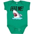 thumbnail image 3 of Inktastic Feed Me with Shark Head Boys or Girls Baby Bodysuit, 3 of 5