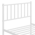 thumbnail image 5 of Renwick Metal Platform Twin Bed with Spindle Headboard and Footboard, White, Adult, 5 of 8