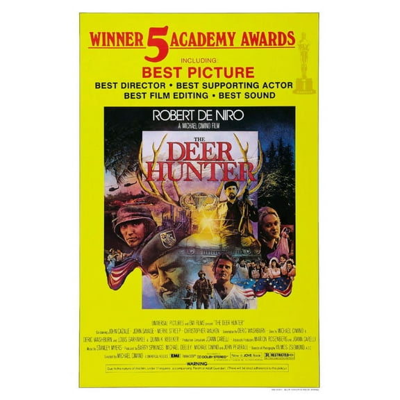 Deer Hunter Movie Poster 16x24 Poster Medium Art Poster 16x24 Unframed, Age: Adults, Rectangle Best Posters