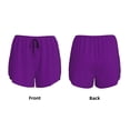 thumbnail image 5 of Fotbe Purple Womens High Waist Running Shorts Athletic Workout Quick Dry Shorts for Women with Pockets Gym Yoga Summer Shorts-Medium, 5 of 9