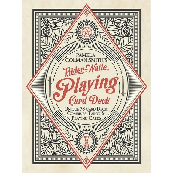 Rider Waite Playing Card Deck: 78-Card Poker Deck, Illustrated with Pamela Colman Smith Rider-Waite Tarot Images, Combin, (Hardcover)