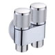 thumbnail image 1 of Válvula de control doble de 1 entrada y 2 salidas para conexión de múltiples dispositivos, válvula de descarga G1/2" Plata, 1 of 8