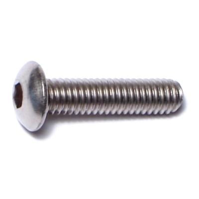 

4mm-0.7 x 16mm A2 Stainless Button Head Hex Socket Cap Screws (10 pcs.)