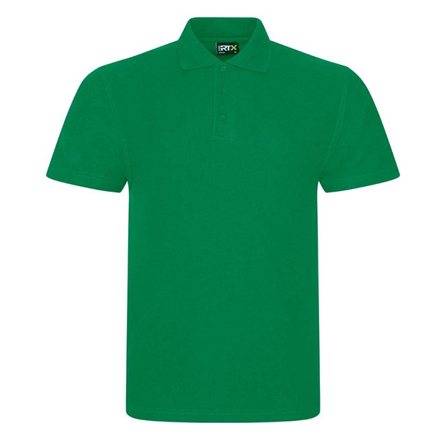 PRO RTX - Polo de Pique para Adultos Unisex (Verde Kelly)