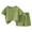 Green, variant on Coerni Toddler Boys Shorts Set Plain Kids 2 Piece Outfits Matching Short Sleeve TShirt Crewneck Drawstring Outfit Summer