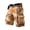 Khaki, variant on Summer Mens Cargo Shorts Tie-Dye Print Ethnic Loose Fit Trousers Travel Hiking Casual Athletic Beach Shorts With Pockets
