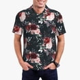 thumbnail image 1 of Fotbe Watercolor Floral Camiseta Polo de Golf para Hombre con Estampado – Camisa Deportiva Transpirable con Cuello Abotonado-3X-Large, 1 of 6
