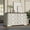 White 6 Drawer Dresser, variant on Winkalon 6 Drawers Double Dresser, 53.9'' Wide Storage Cabinet Chest of Drawer for Bedroom Living Room, White