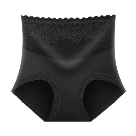 

Spdoo Women s Lace Briefs Floral Underwear Modal High Waist Tummy Control Panties Full Coverage Ladies Sexy Panty Black XL