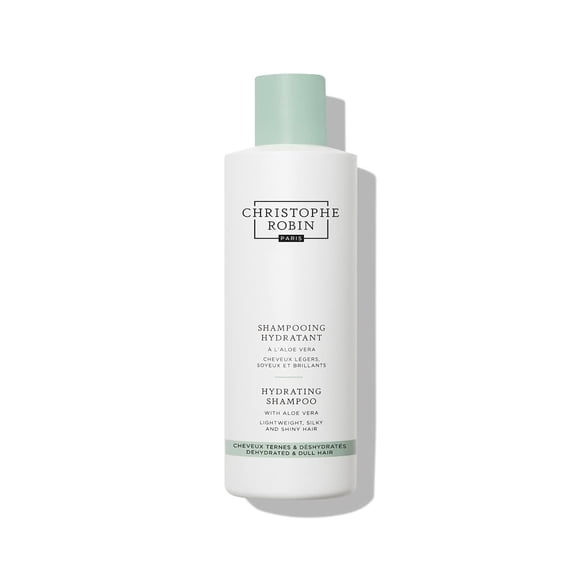 Champú Christophe Robin Hidratante con Aloe Vera, 500 ml, para cabello seco
