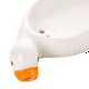 thumbnail image 5 of Jabonera, bonita jabonera con forma de pato y desagüe, jabonera con drenaje automático, bandeja para jabón para ducha o baño, color blanco, 5 of 5