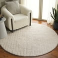 thumbnail image 2 of SAFAVIEH Natura Donella Striped Area Rug, Ivory, 6' x 6' Round, 2 of 10