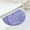 Blue, variant on Tiitstoy Non-Slip Bath Mat Bathroom Toilet Doorway Quick Dry Mat Entry Door Mat Absorbent and Washable Bath Rugs Half Circle Soft Fiber Bathroom Mat