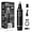 Black Silver, variant on Nose & Ear Hair Trimmer for Men, Painless USB Rechargeable, Professional Facial Hair Trimmer with IPX7 Waterproof Dual Edge Blades (Grey)