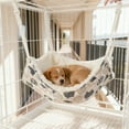 thumbnail image 5 of Lit Surélevé pour Chats et Chiens, Chaise Longue Portative Respirante et Confortable avec Cadre Robuste pour Usage Intérieur et Extérieur, 5 of 5