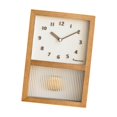 thumbnail image 3 of Reloj de pared, silencioso, moderno, ligero, decorativo, de madera, para cafetería, , habitación infantil, dormitorio, regalo para, 3 of 9