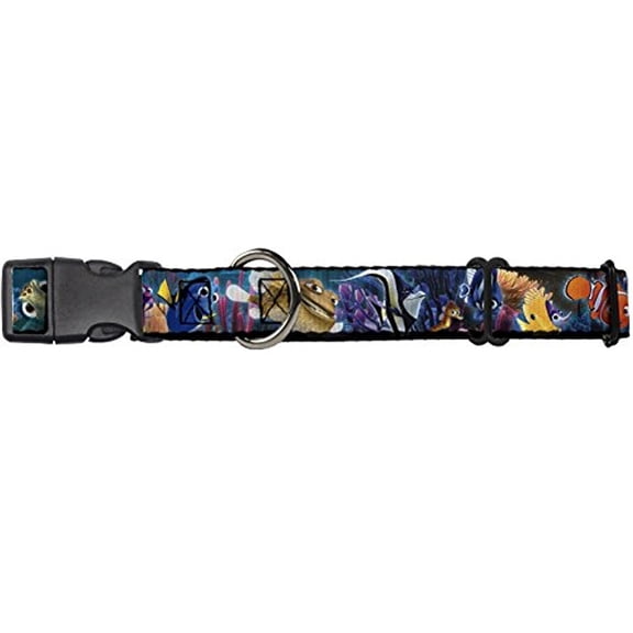 Buckle-Down Nemo & Friends Group Disney Martingale Plastic Clip Collar