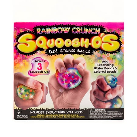 Squoosh-O's Rainbow Crunch Stress Ball Kit, 1
