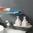 Travelwant Floating Shelf Adhesive Bathroom Wall Storage Shelf No Drilling Display Ledge Shelf
