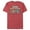 Red Heather, variant on Men's Justice League Team Awesome Perspective Graphic Tee Athletic Heather 3X Large