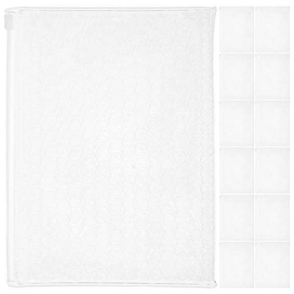 GOOHOCHY 10pcs Transparent Self Sealing Bubble Pouches for Packaging and Shipping Made of PVC