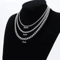 thumbnail image 2 of New Punk Vintage Men Necklace Stainless Steel Cuban Link Chain Gold Black Silver Color Male Choker colar Jewelry Gifts for Men, 2 of 6