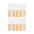 thumbnail image 1 of 10 Pack 3.07x0.86in Soprano Saxophone Reeds, Versatile Rich Sound Sax Reeds with Plastic Case for Soprano Saxophone Beginner and Player Performance, 1 of 7